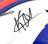 Keon Coleman Autographed Buffalo Bills F/S Speed Authentic Helmet-Beckett W Holo