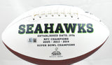 Matt Hasselbeck Autographed Seattle Seahawks Logo Football - Beckett W Hologram