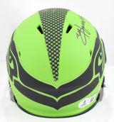 Matt Hasselbeck Autographed Seahawks Rave Speed Mini Helmet - Beckett W Hologram