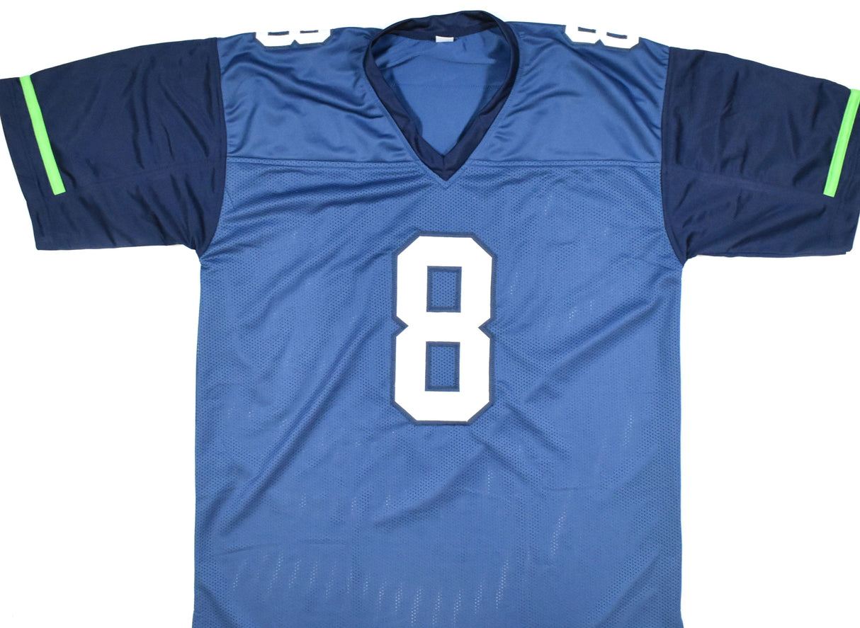 Matt Hasselbeck Autographed Blue Pro Style Jersey - Beckett W Hologram *Black