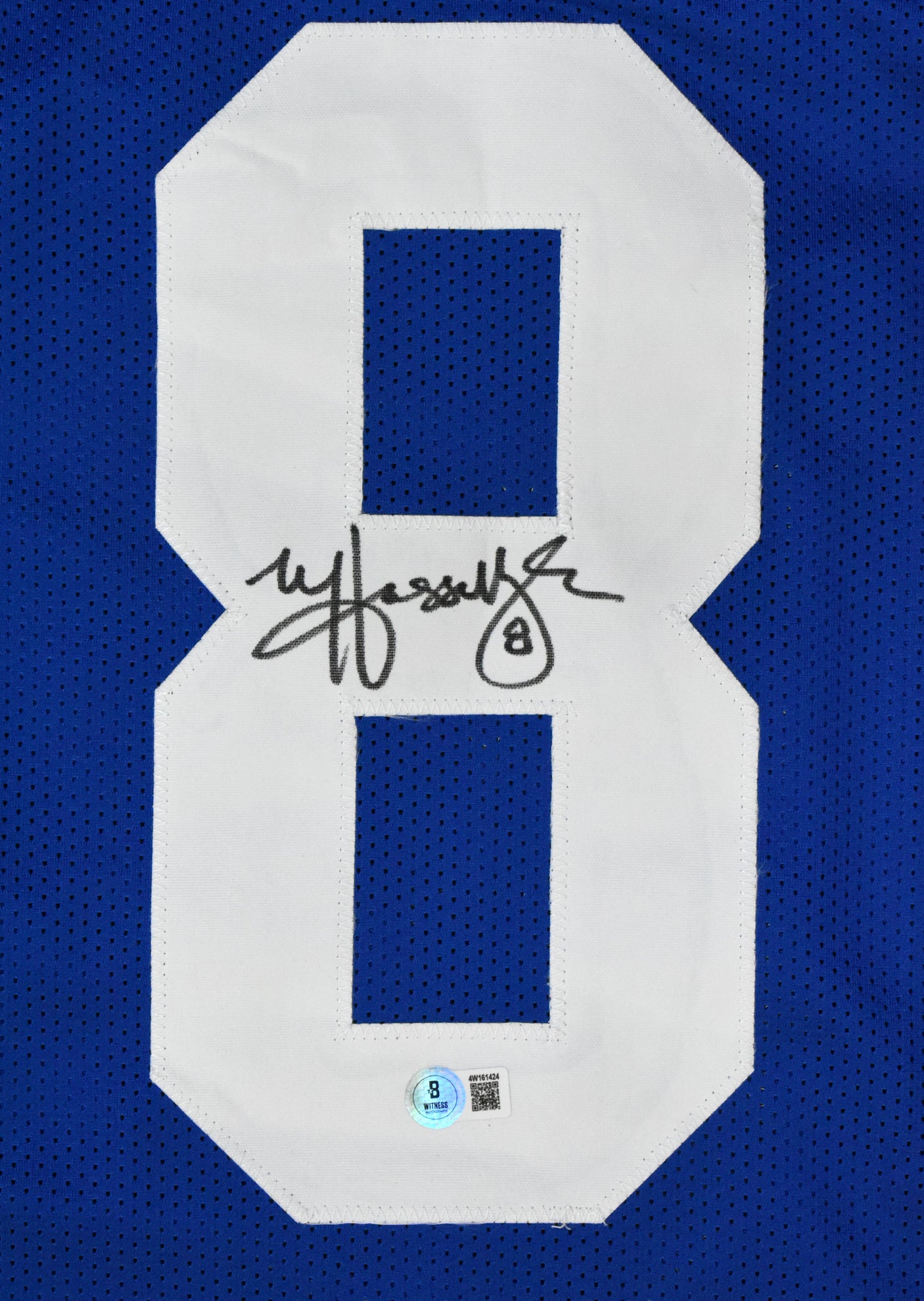 Matt Hasselbeck Autographed Light Blue Pro Style Jersey - Beckett W Hologram