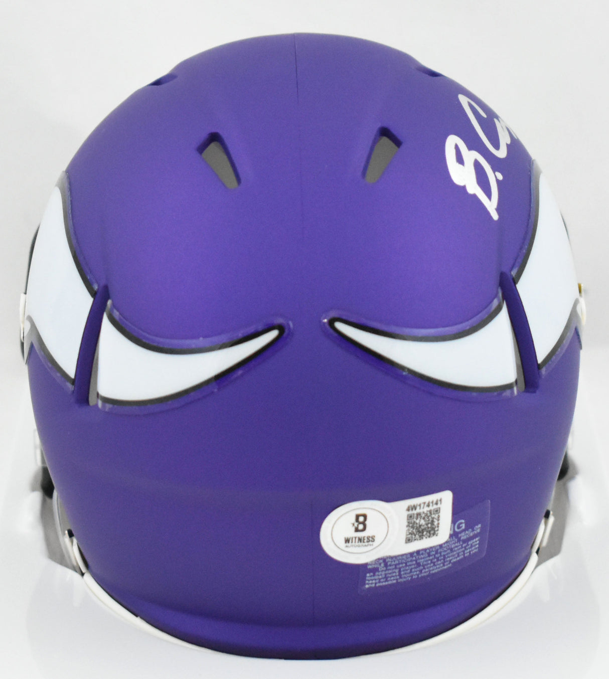 Blake Cashman Autographed Minnesota Vikings Speed Mini Helmet - Beckett W Holo
