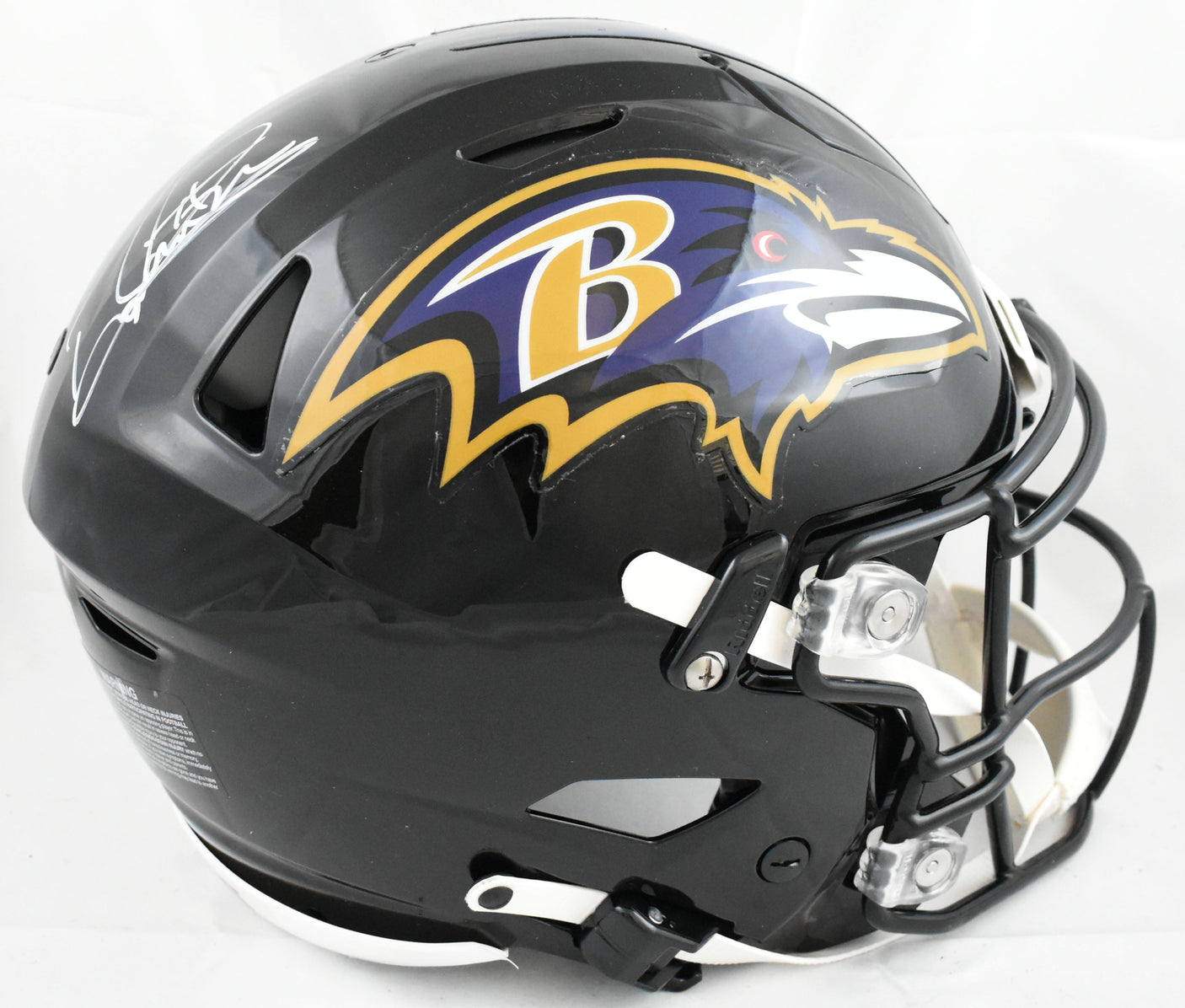 Derrick Henry Autographed Baltimore Ravens F/S Speed Flex Helmet- Beckett W Holo