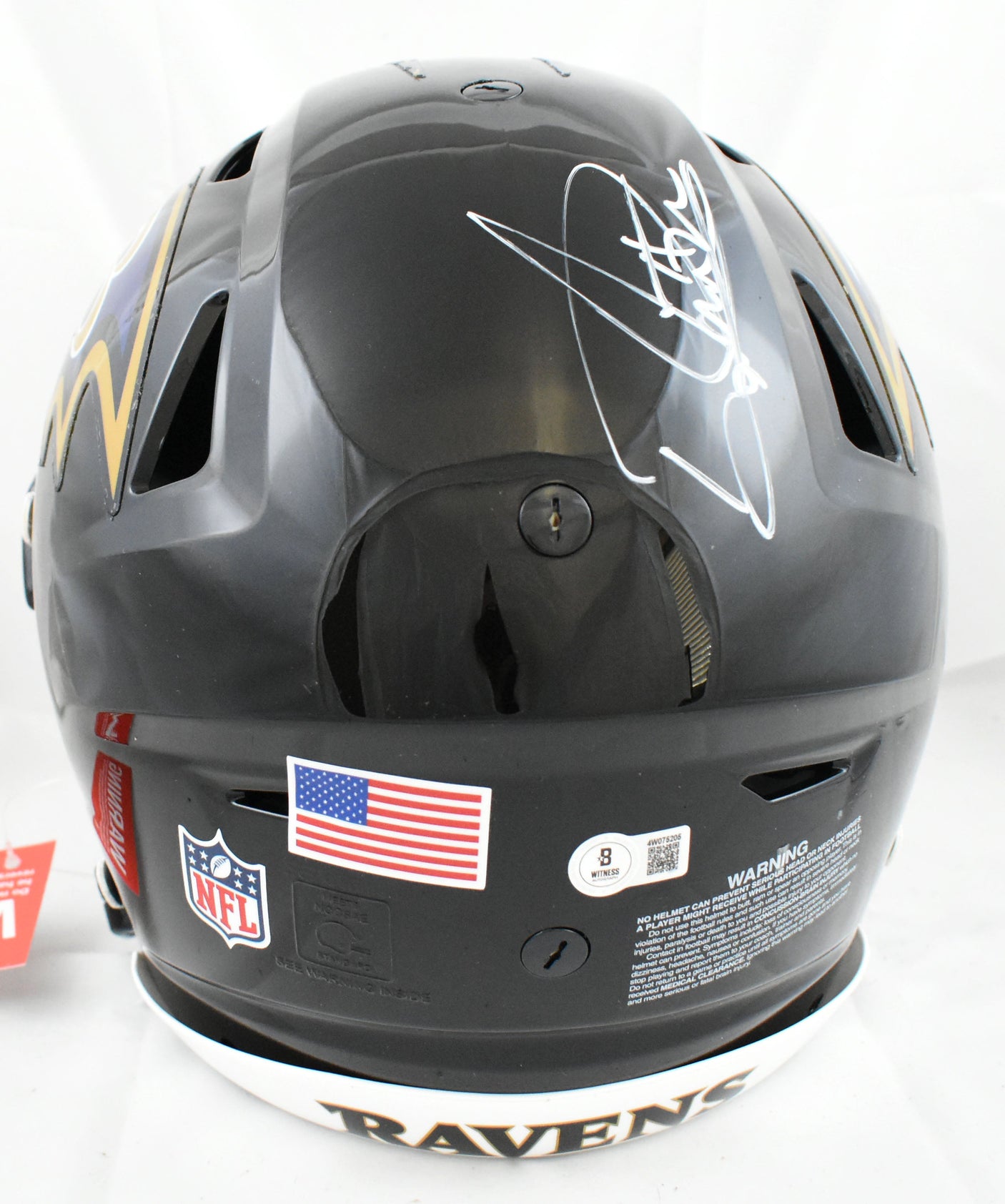 Derrick Henry Autographed Baltimore Ravens F/S Speed Flex Helmet- Beckett W Holo