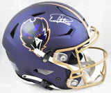Derrick Henry Autographed Ravens F/S ALT 24 Speed Flex Helmet - Beckett W Holo