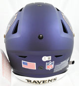 Derrick Henry Autographed Ravens F/S ALT 24 Speed Flex Helmet - Beckett W Holo
