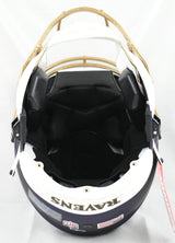 Derrick Henry Autographed Ravens F/S ALT 24 Speed Flex Helmet - Beckett W Holo