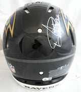 Derrick Henry Autographed Ravens F/S Speed Authentic Helmet - Beckett W Hologram