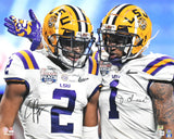Justin Jefferson Ja'Marr Chase Autographed LSU 16x20 Photo - Beckett W Hologram
