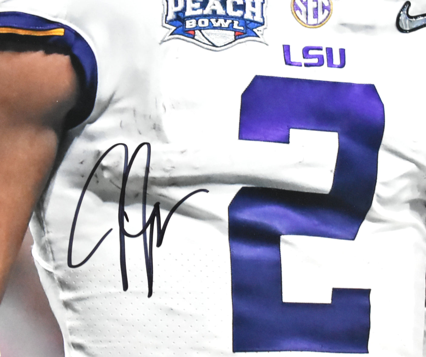Justin Jefferson Ja'Marr Chase Autographed LSU 16x20 Photo - Beckett W Hologram