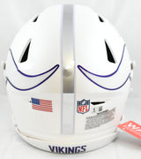 Justin Jefferson Signed Vikings F/S Alt 24 SpeedFlex Helmet - Beckett W Holo