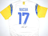 Puka Nacua Autographed Los Angeles Rams White Nike Game Jersey - Fanatics *Black