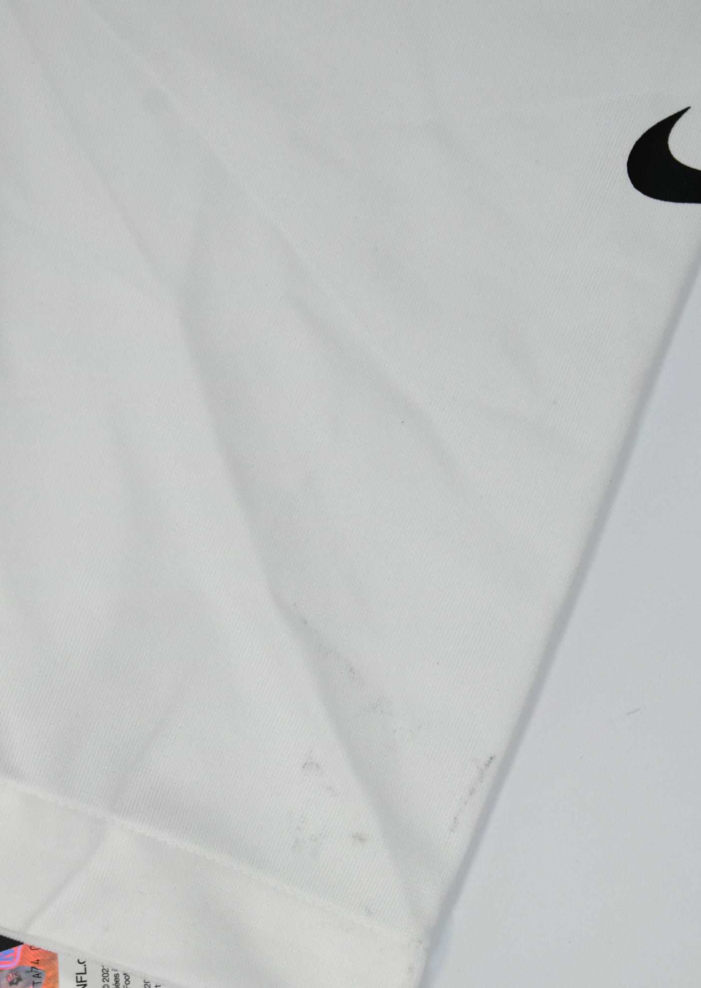 Christian McCaffrey Autographed 49ers Nike Tundra Game Jersey - Fanatics *Stain