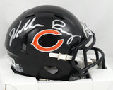 William Perry Autographed Chicago Bears Speed Mini Helmet - Beckett W Hologram