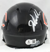 William Perry Autographed Chicago Bears Speed Mini Helmet - Beckett W Hologram