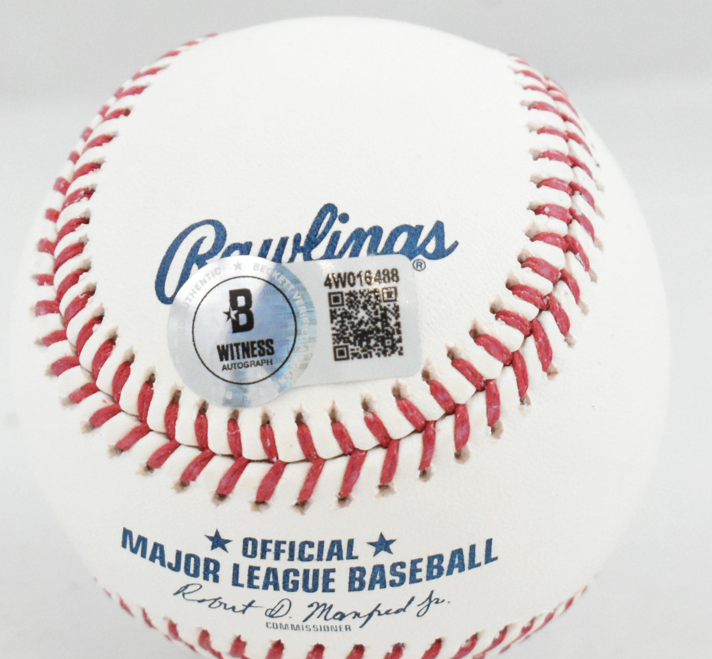 John Kruk Autographed Rawlings OML Baseball - Beckett W Hologram *Blue