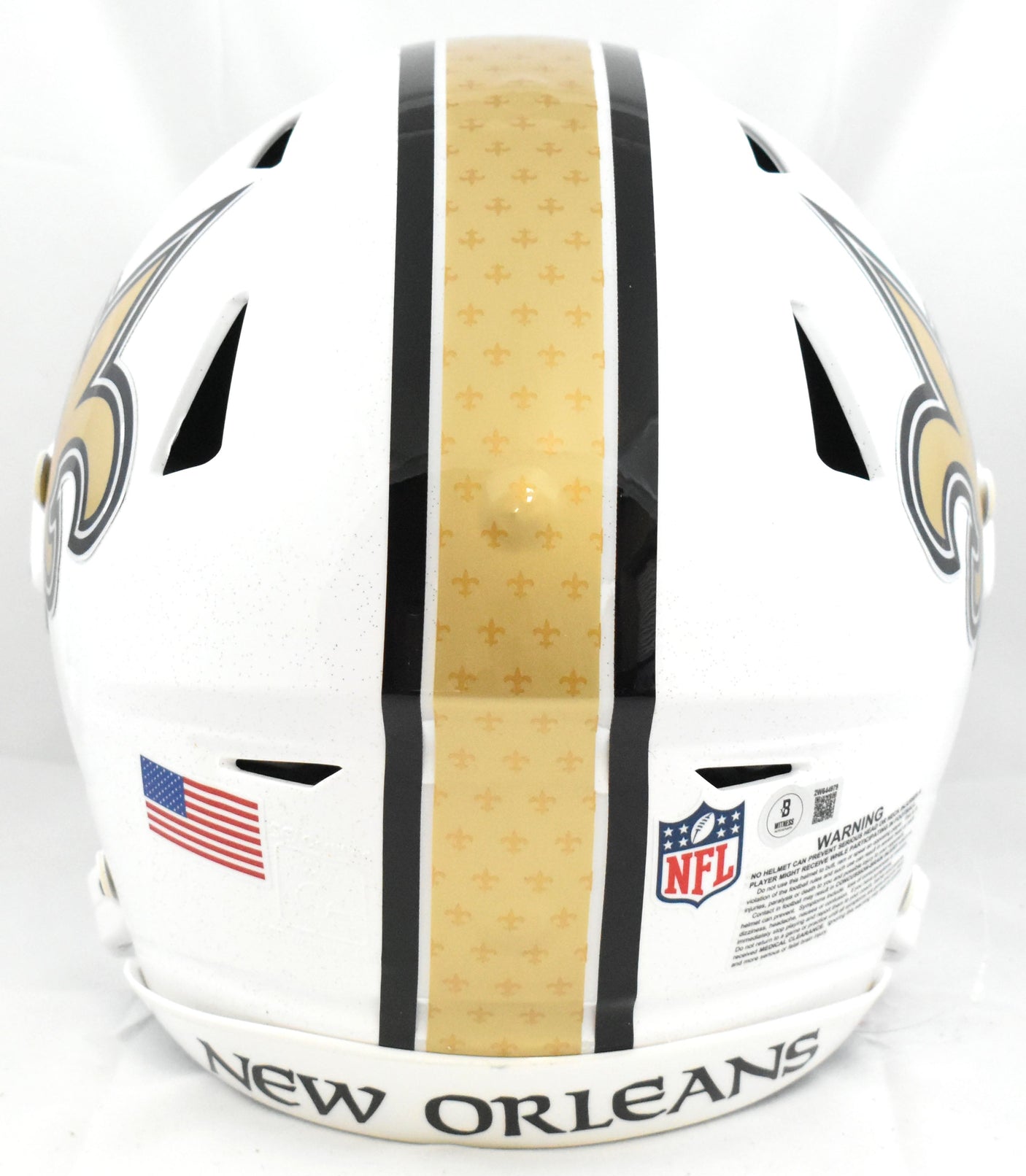 Ricky Williams Signed Saints F/S Alt 25 Speed Flex Helmet SWED - Beckett W Holo