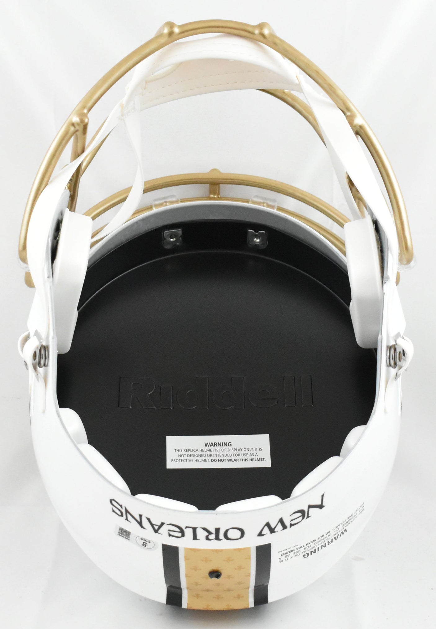 Ricky Williams Autographed Saints F/S Alt 25 Speed Helmet SWED - Beckett W Holo