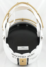 Ricky Williams Autographed Saints F/S Alt 25 Speed Helmet SWED - Beckett W Holo