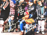 Mighty Ducks Autographed (8) Cast 16x20 Team Photo - Beckett W Hologram *Silver
