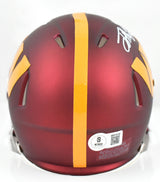 Terry McLaurin Signed Washington Commanders Speed Mini Helmet - Beckett W Holo