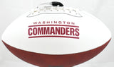 Terry McLaurin Autographed Washington Commanders Logo Football - Beckett W Holo