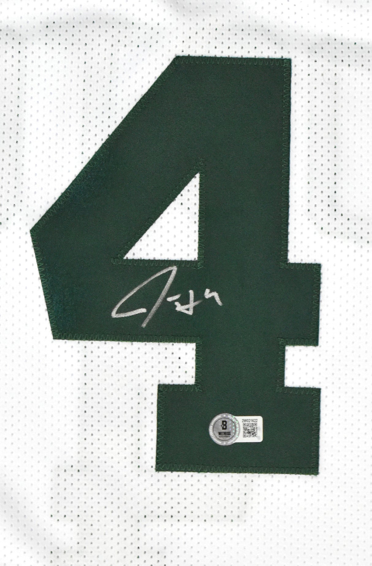 Jrue Holiday Autographed White Pro Style Jersey - Beckett W Hologram *Silver