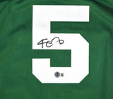 Kevin Garnett Autographed Green Pro Style Jersey - Beckett W Hologram *Black