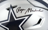 Roger Staubach Signed Dallas Cowboys Mid-Size Speedflex Helmet - Beckett W Holo