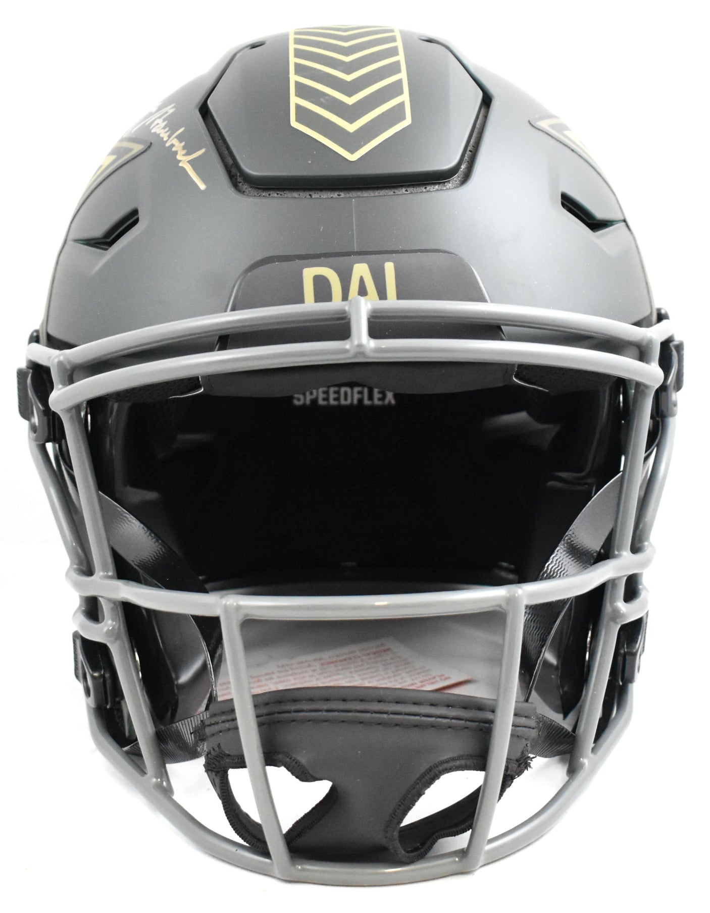 Roger Staubach Signed Cowboys F/S Salute 2025 SpeedFlex Helmet - Beckett W Holo