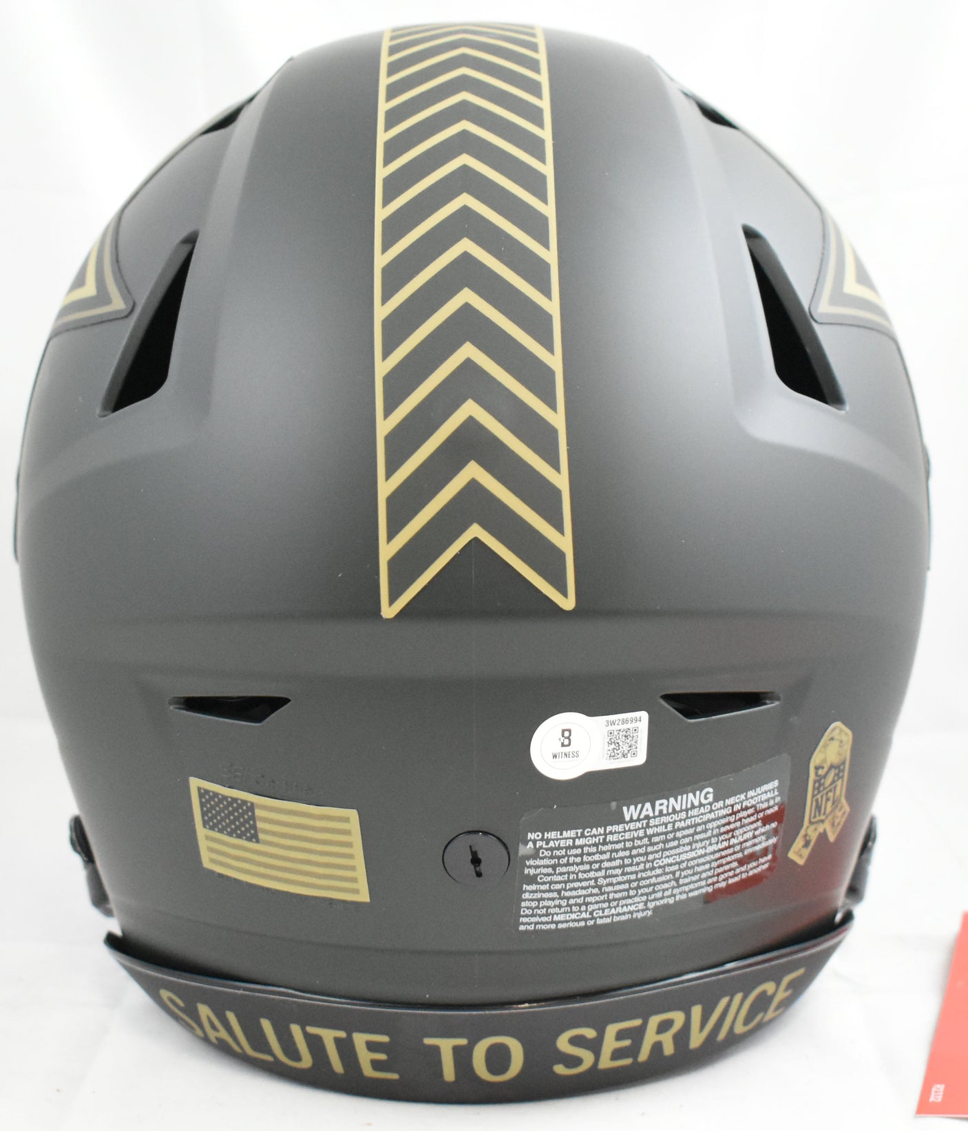 Roger Staubach Signed Cowboys F/S Salute 2025 Speed Flex Helmet - Beckett W Holo