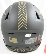 Roger Staubach Signed Cowboys F/S Salute 2025 Speed Flex Helmet - Beckett W Holo