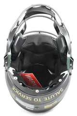 Roger Staubach Signed Cowboys F/S Salute 2025 SpeedFlex Helmet - Beckett W Holo