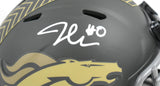Jonathan Cooper Signed Denver Broncos Salute 2025 Speed Mini Helmet - Beckett W