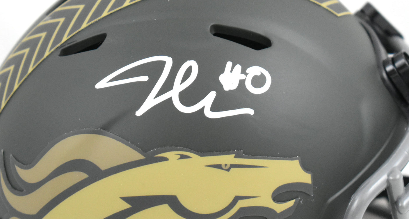 Jonathan Cooper Signed Denver Broncos Salute 2025 Speed Mini Helmet - Beckett W