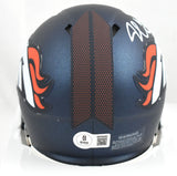Jonathan Cooper Autographed Denver Broncos Speed Mini Helmet- Beckett W Hologram
