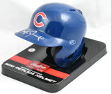 Mark Grace Autographed Chicago Cubs Mini Helmet - Beckett W Hologram *Silver