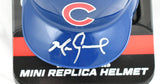 Mark Grace Autographed Chicago Cubs Mini Helmet - Beckett W Hologram *Silver