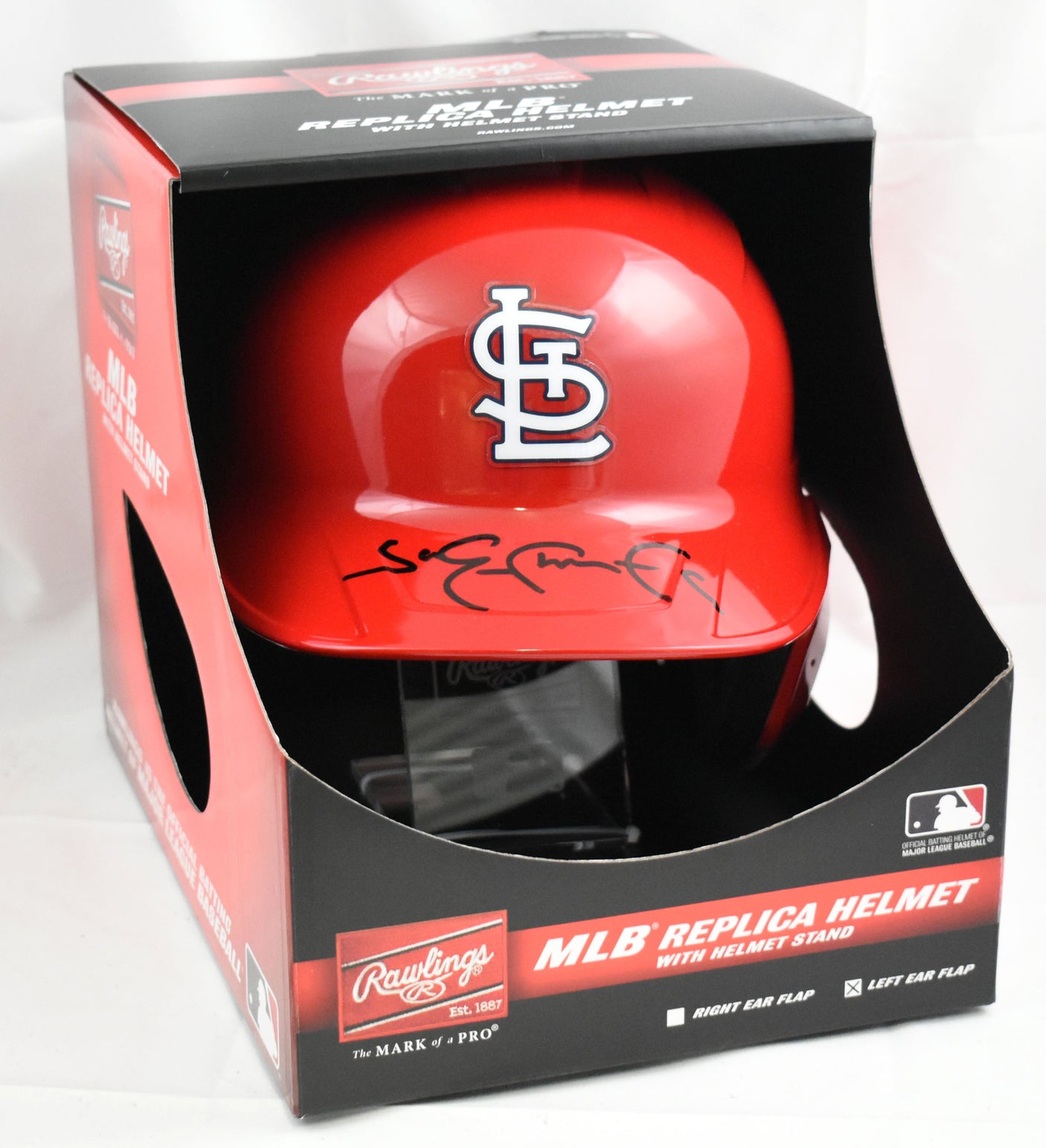 Jim Edmonds Signed St. Louis Cardinals F/S Replica Helmet w/Stand-Beckett W Holo
