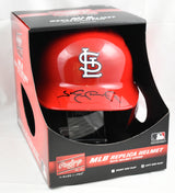 Jim Edmonds Signed St. Louis Cardinals F/S Replica Helmet w/Stand-Beckett W Holo