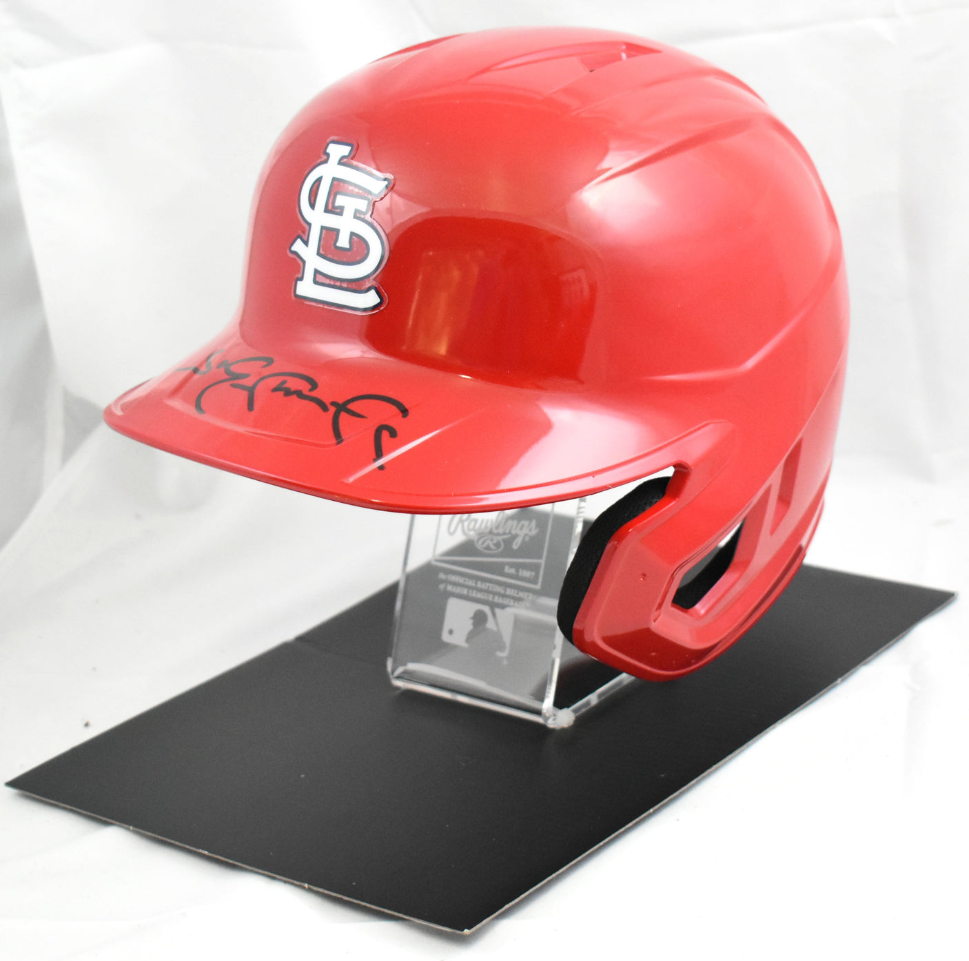 Jim Edmonds Signed St. Louis Cardinals F/S Replica Helmet w/Stand-Beckett W Holo