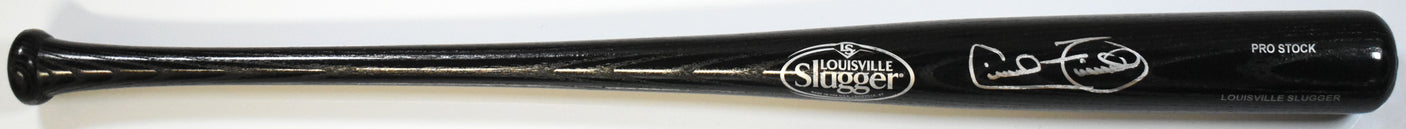 Cecil Fielder Signed Black Louisville Slugger Pro Baseball Bat - Beckett W Holo