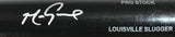 Mark Grace Signed Black Louisville Slugger Pro Baseball Bat - Beckett W Holo