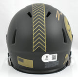 Pat Freiermuth Autographed Steelers Salute 2025 Speed Mini Helmet-Beckett W Holo