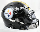 Jack Sawyer Autographed Steelers Mid-Size Speedflex Helmet - Beckett W Holo