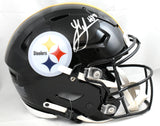 Jack Sawyer Autographed Steelers F/S Speed Flex Helmet - Beckett W Holo *Silver