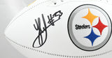 Jack Sawyer Autographed Pittsburgh Steelers Logo Football - Beckett W Hologram