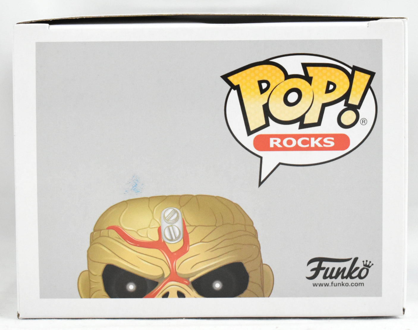 Bruce Dickinson Signed Iron Maiden Piece of Mind Eddie Funko Pop #146- Beckett W