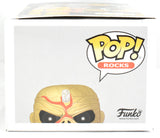 Bruce Dickinson Signed Iron Maiden Piece of Mind Eddie Funko Pop #146- Beckett W