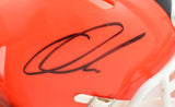 Quinshon Judkins Autographed Cleveland Browns Speed Mini Helmet - Beckett W Holo